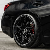 20" HRE FF10 Black Forged Concave Wheels Rims Fits Honda Civic Type R FK8