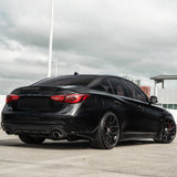 20" HRE FF10 Black Forged Concave Wheels Rims Fits Honda Civic Type R FK8