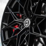 20" HRE FF10 Black Forged Concave Wheels Rims Fits Honda Civic Type R FK8