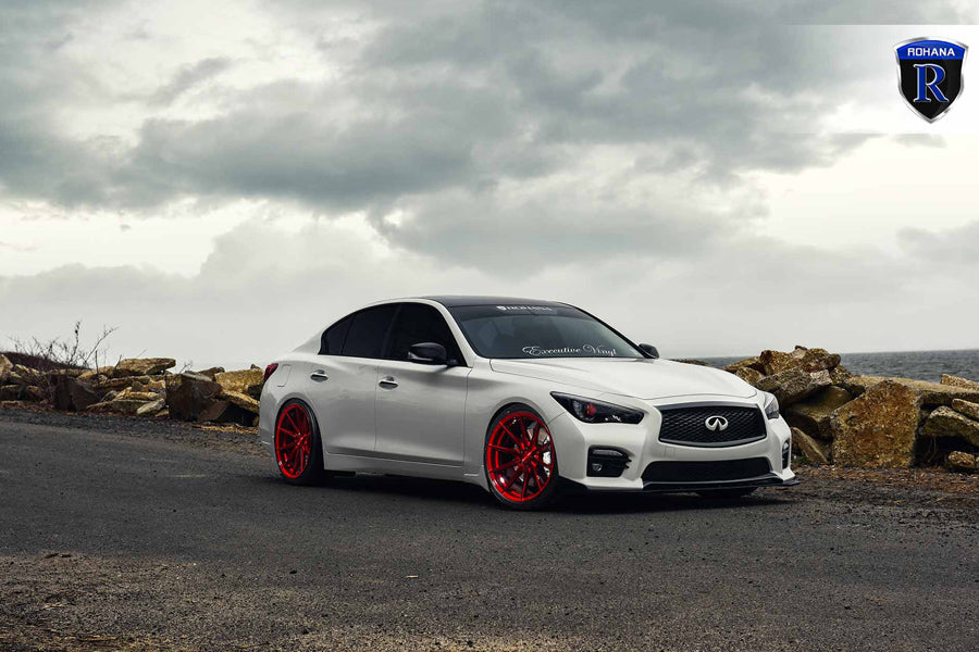 20" ROHANA RFX1 RED FORGED CONCAVE WHEELS RIMS FITS BENZ W218 CLS550 CLS63
