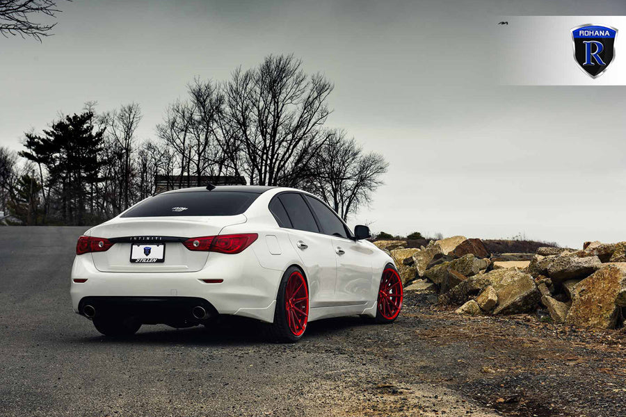 20" ROHANA RFX1 RED FORGED CONCAVE WHEELS RIMS FITS BENZ W218 CLS550 CLS63
