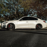 19" Vossen HF3 Black 19X9 19X10 1137 Concave Wheels Rims Fits Infiniti M37 M56