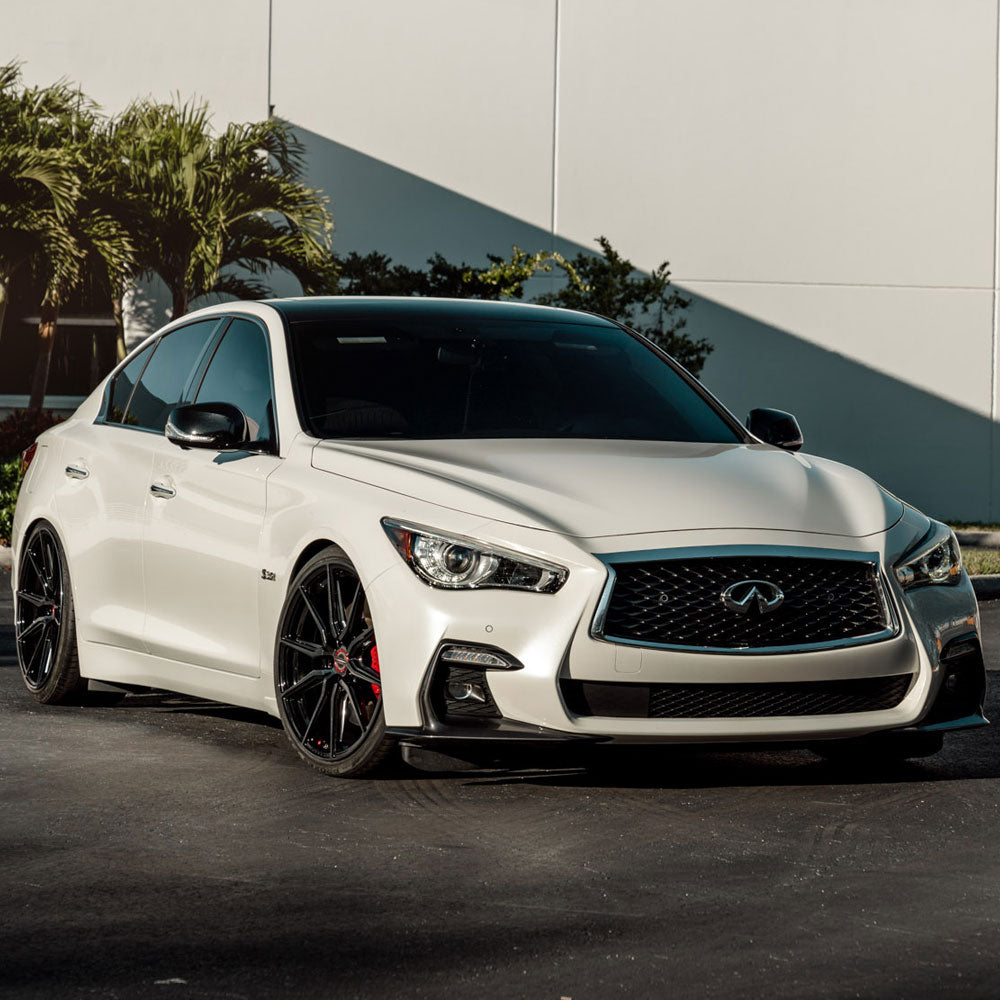 19" Vossen HF3 Black 19X9 19X10 1188 Concave Wheels Rims Fits Infiniti Q60