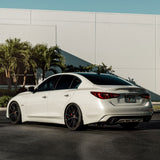 19" Vossen HF3 Black 19X9 19X10 1188 Concave Wheels Rims Fits Infiniti Q60