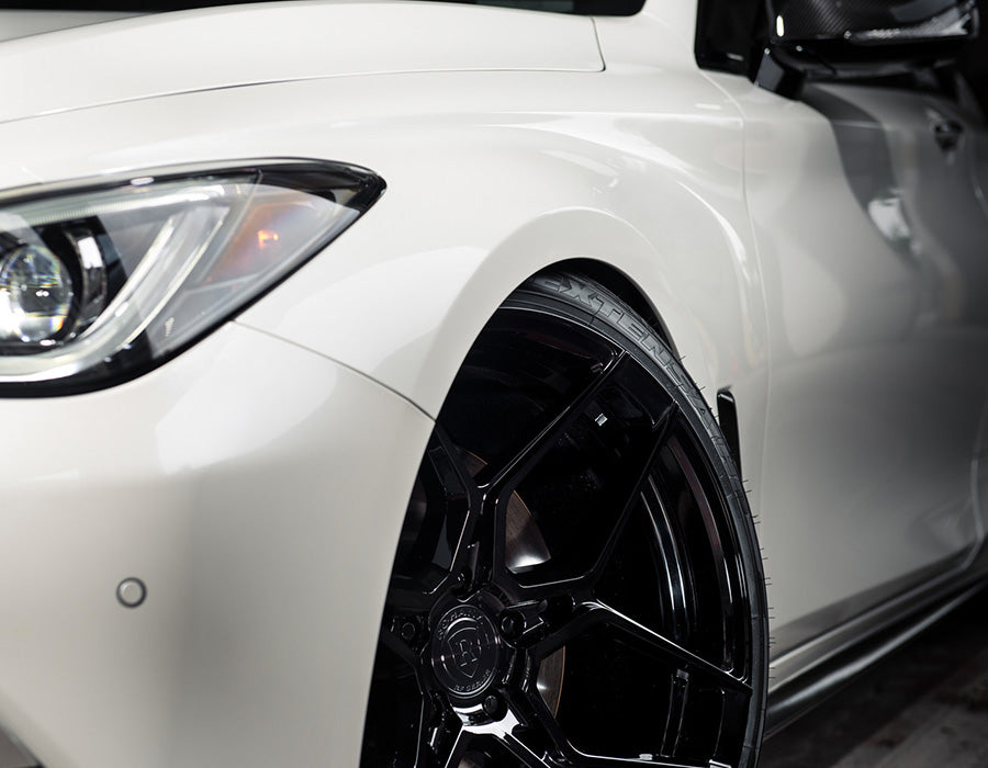 19" ROHANA RFX11 BLACK FORGED CONCAVE WHEELS RIMS FITS NISSAN MAXIMA