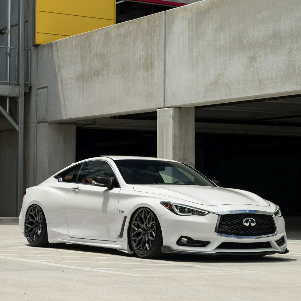 19" Vossen HF2 Grey 19X9 19X9.5 1103 Concave Wheels Rims Fits Infiniti G37 G37S