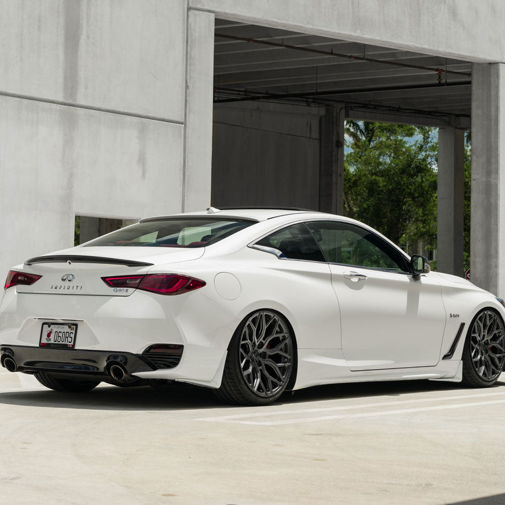 19" Vossen HF2 Grey 19X9 19X9.5 1103 Concave Wheels Rims Fits Infiniti G37 G37S