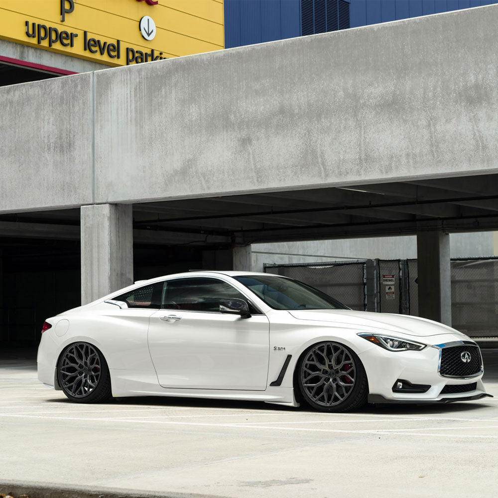 19" Vossen HF2 Grey 19X9 19X9.5 1103 Concave Wheels Rims Fits Infiniti G37 G37S