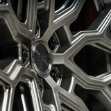 19" Vossen HF2 Grey 19X9.5 19X9.5 1095 Concave Wheels Rims Fits Audi B8 A4 S4 Qu