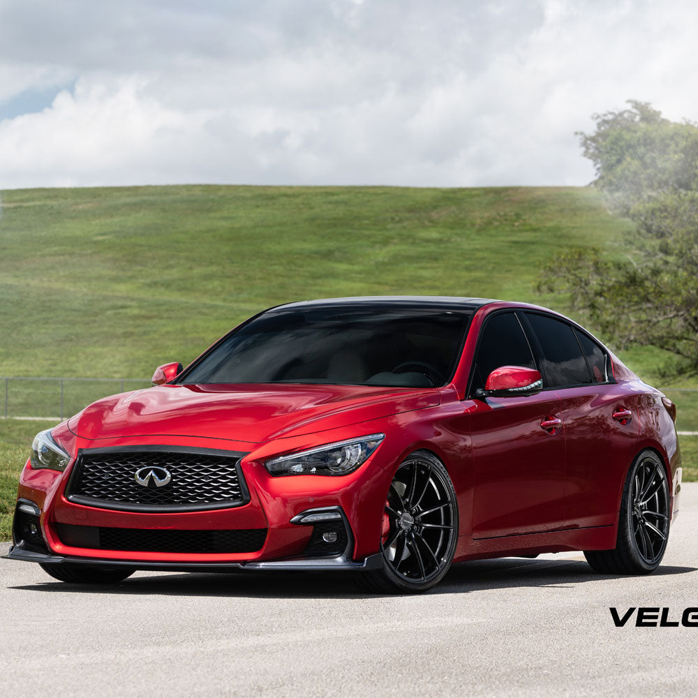 19" Velgen VF5 Gloss Black Concave Wheels Fits Infiniti Q40 Q50 Q50S