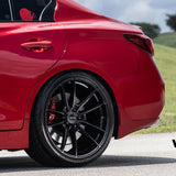 19" Velgen VF5 Gloss Black Concave Wheels Fits Lexus IS200 IS250 IS350