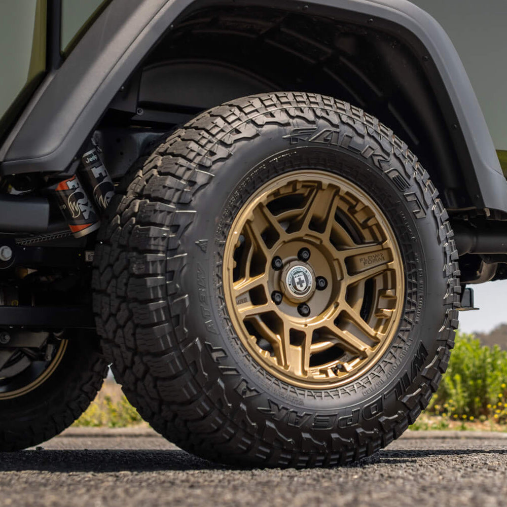 17" HRE FT1 Bronze 17x9 Concave Wheels Rims Fits 2021-2022 Ford Bronco