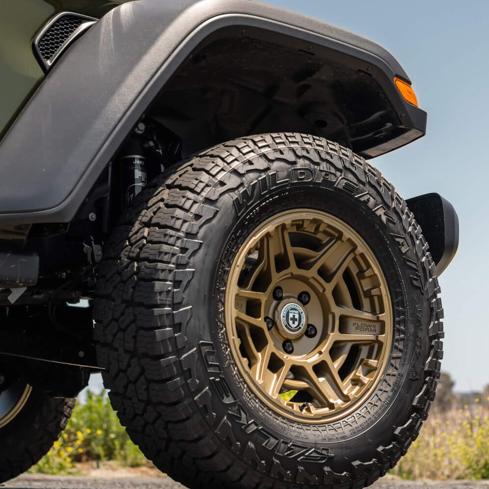 17" HRE FT1 Bronze 17x9 Concave Wheels Rims Fits 2019-2022 GMC Sierra 1500