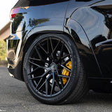 22" Avant Garde M520R Black Forged Concave Wheels Rims Fits Jeep Grand Cherokee