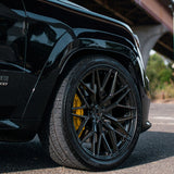 22" Avant Garde M520R Black Forged Concave Wheels Rims Fits Jeep Grand Cherokee