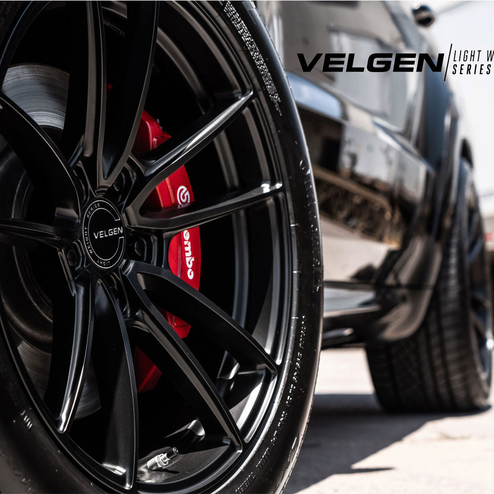 19" Velgen VF5 Satin Black Concave Wheels Rims Fits Infiniti Q60
