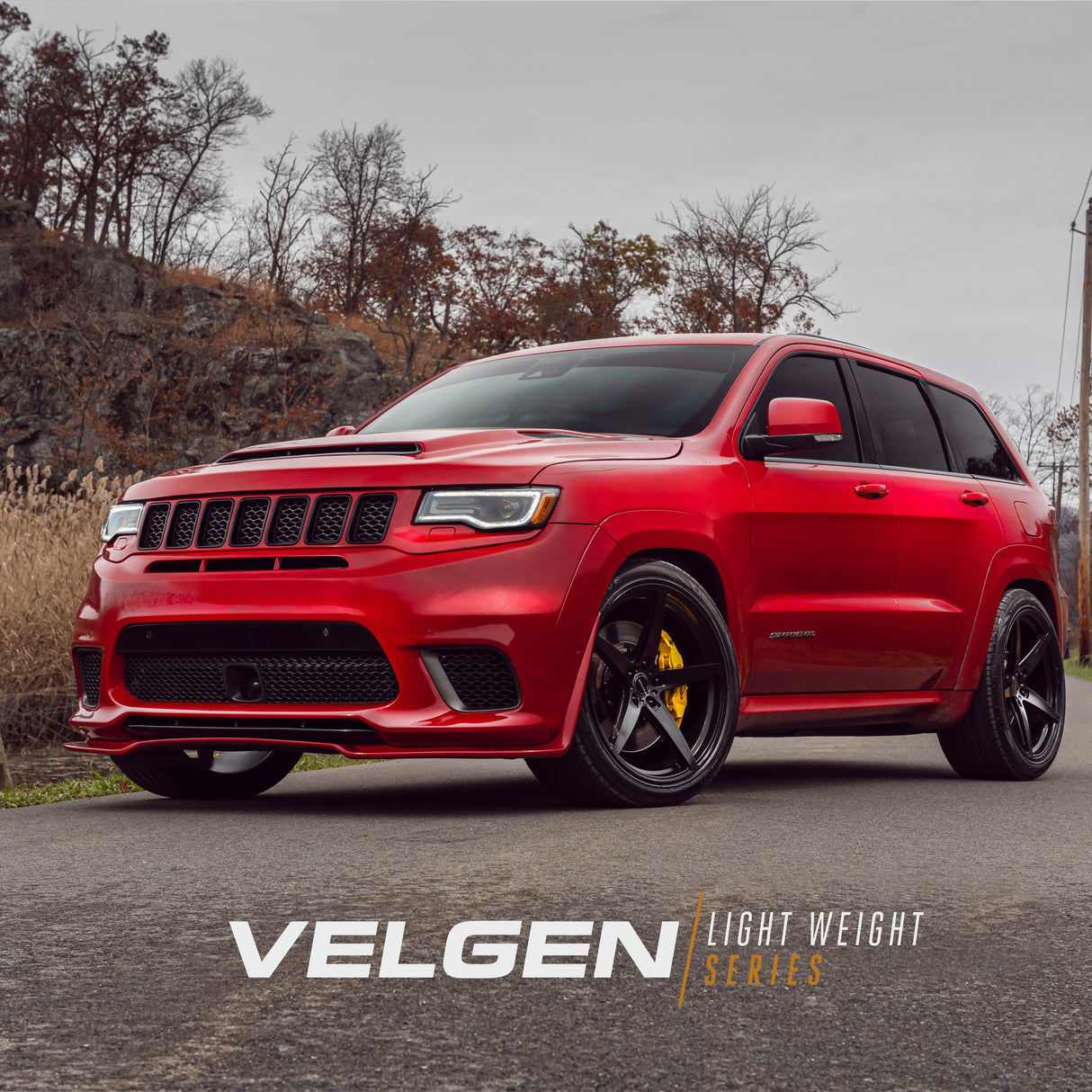 20" Velgen Classic5 20x10.5 Satin Black Concave Wheels Rims Fits Dodge Durango
