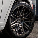 22" Velgen VF9 Satin Black 22x10.5 Forged Wheels Rims Fits Jeep Grand Cherokee