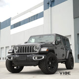 17" HRE FT1 Black 17x9 Concave Wheels Rims Fits 2018-2022 Jeep Wrangler JL