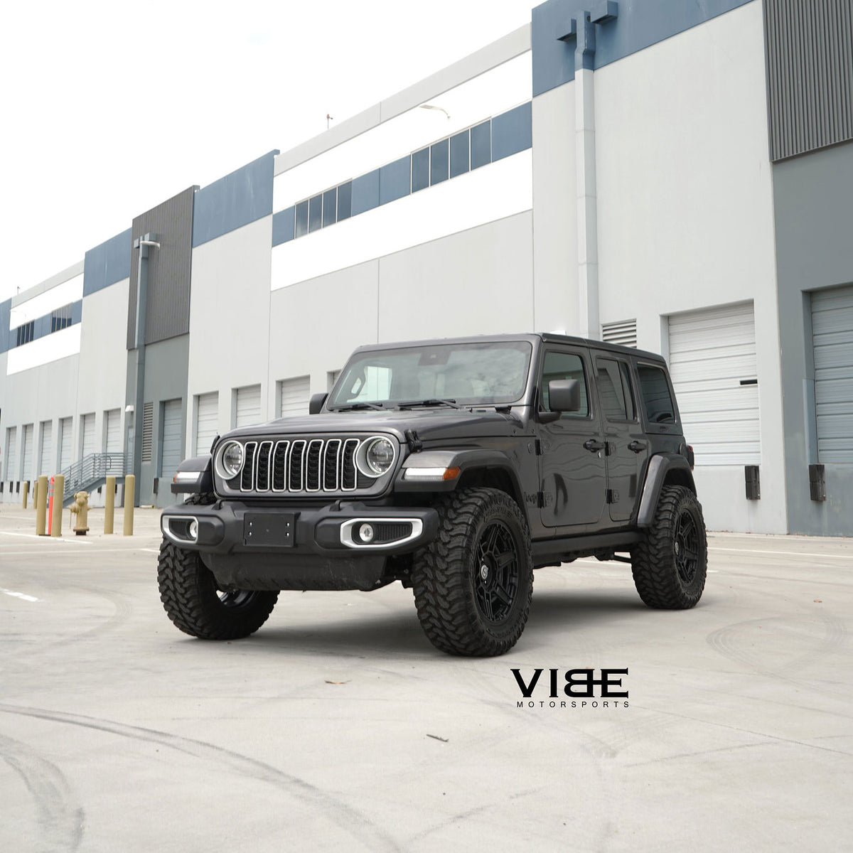 17" HRE FT1 Black 17x9 Concave Wheels Rims Fits 2018-2022 Jeep Wrangler JL