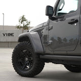 17" HRE FT1 Black 17x9 Concave Wheels Rims Fits 2018-2022 Jeep Wrangler JL