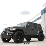 17" HRE FT1 Black 17x9 Concave Wheels Rims Fits 2007-2017 Jeep Wrangler JK