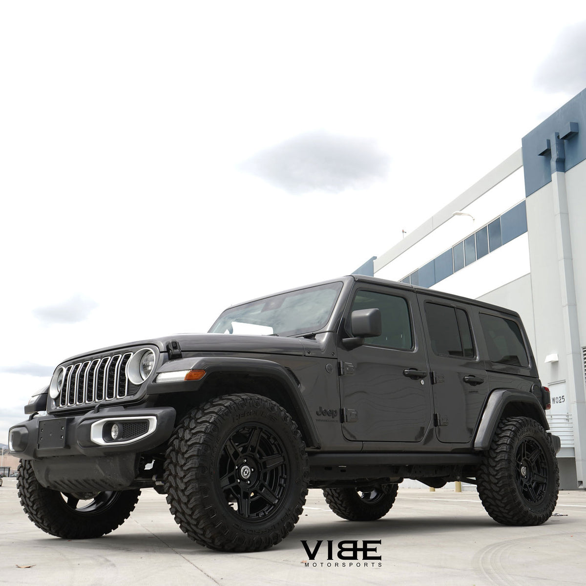 17" HRE FT1 Black 17x9 Concave Wheels Rims Fits 2018-2022 Jeep Wrangler JL