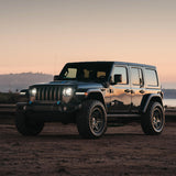 17" HRE FT1 Black 17x9 Concave Wheels Rims Fits 2018-2022 Jeep Wrangler JL