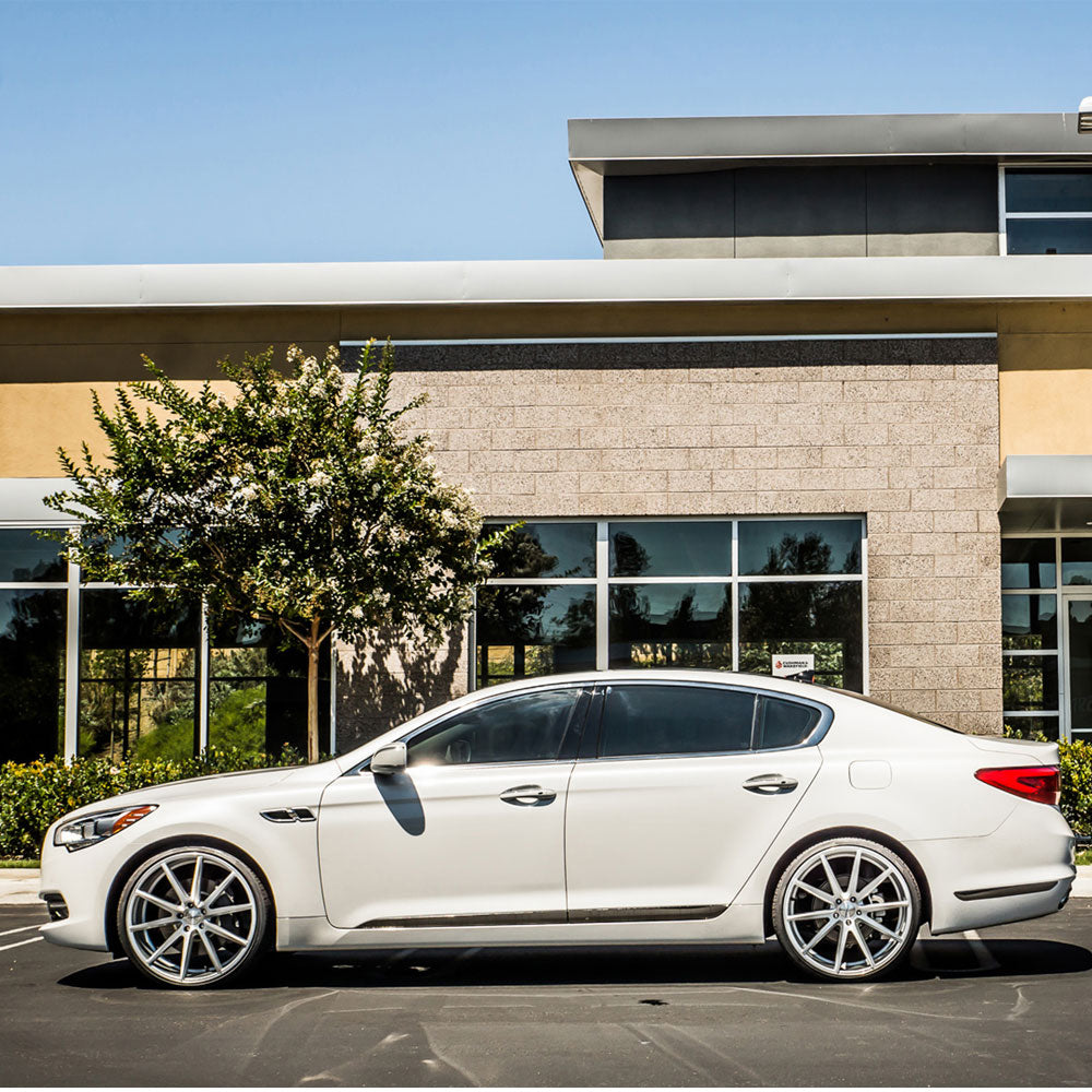 19" Vossen VFS-1 Silver 19x9.5 19x10 Forged Wheels Rims Fits Infiniti G35 Coupe