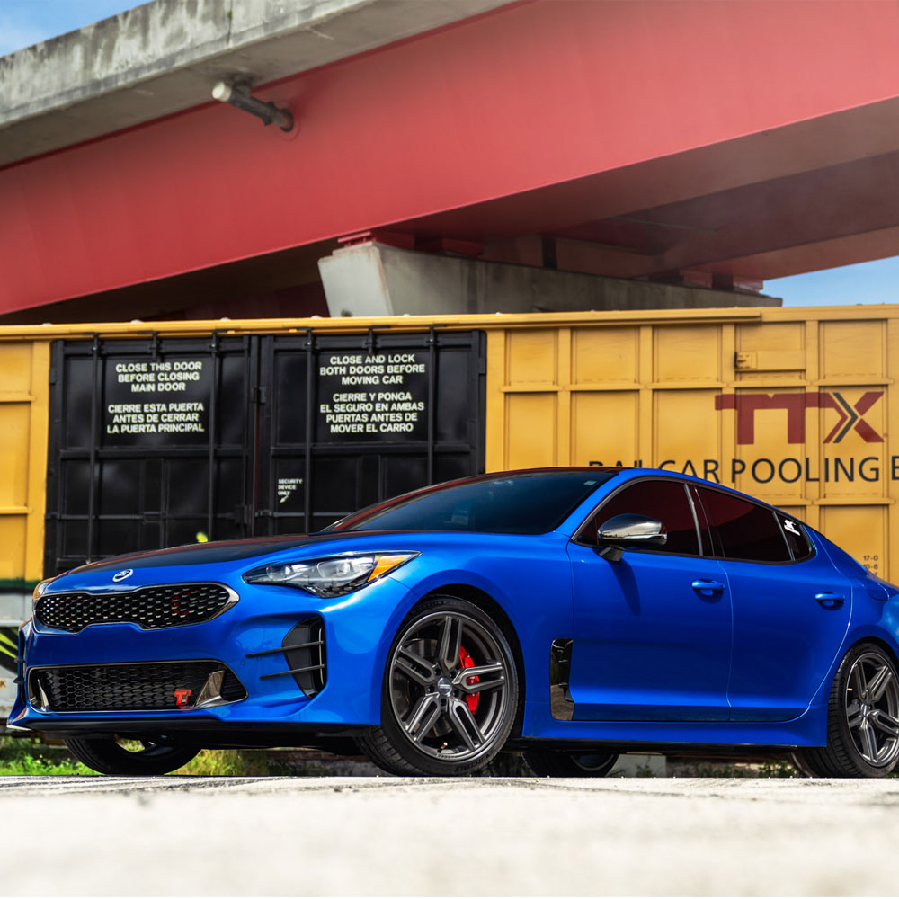 19" Vossen HF1 Grey 19x9 19x10 1154 Concave Wheels Rims Fits BMW E90 E92 E93 M3