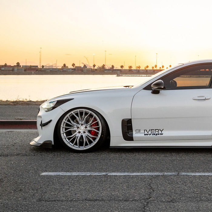 19" Avant Garde M570R Silver 19x8.5 Concave Wheels Rims Fits Nissan Altima