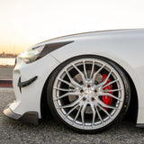 19" Avant Garde M570R Silver 19x8.5 Concave Wheels Rims Fits Jaguar X-Type