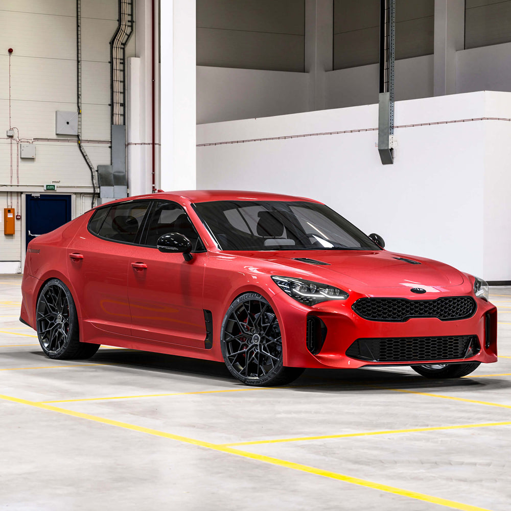 20" HRE FF10 Black Forged Concave Wheels Rims Fits Honda Civic Type R FK8