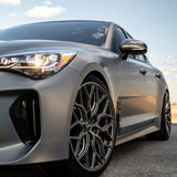 19" Vossen HF2 Grey 19X9.5 19X9.5 1095 Concave Wheels Rims Fits Audi B8 A4 S4 Qu