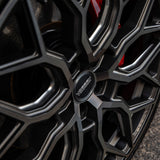 19" Vossen HF2 Grey 19X8.5 19X10 1186 Concave Wheels Rims Fits Ford Mustang GT