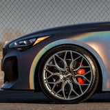 19" Vossen HF2 Grey 19X9.5 19X9.5 1095 Concave Wheels Rims Fits Audi B8 A4 S4 Qu