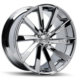 20" Koko Kuture Kapan Chrome 20x9 Concave Wheels Rims Fits Nissan Altima