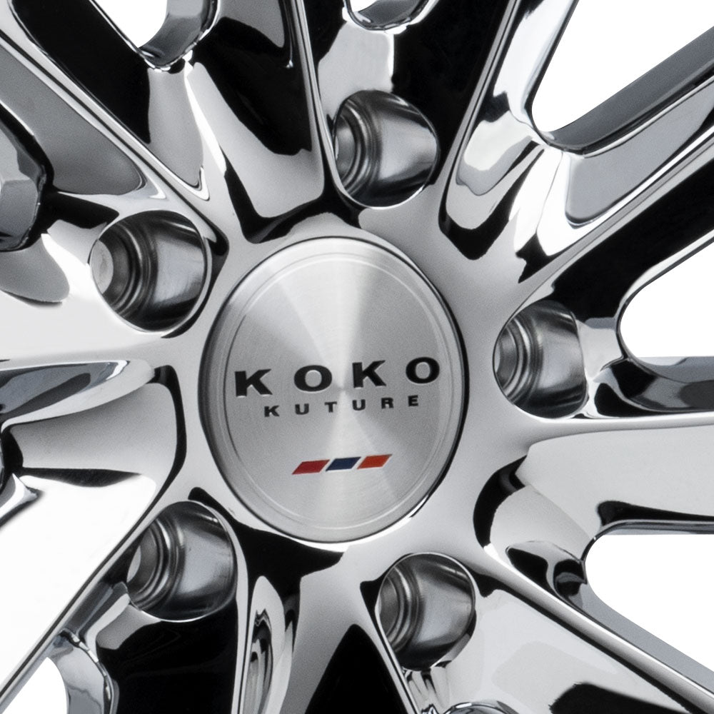 20" Koko Kuture Kapan Chrome 20x9 20x10.5 Wheels Rims Fits Infiniti G35 Sedan