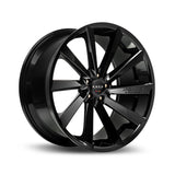 24" Koko Kuture Kapan Black 24x10 Concave Wheels Rims Fits GMC Yukon XL 1500
