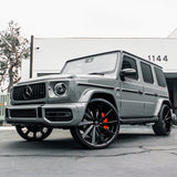 24" Koko Kuture Kapan Black 24x10 Wheels Rims Fits Benz G500 G550 G55 G63 G65