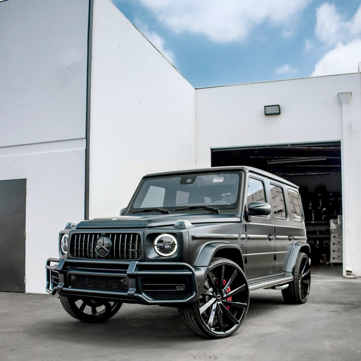 24" Koko Kuture Kapan Black 24x10 Wheels Rims Fits Benz G500 G550 G55 G63 G65