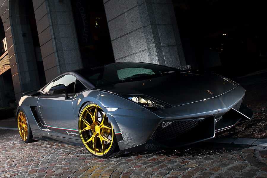 20" ROHANA RFX5 GOLD FORGED CONCAVE WHEELS RIMS FITS BENZ R230 SL550 SL63