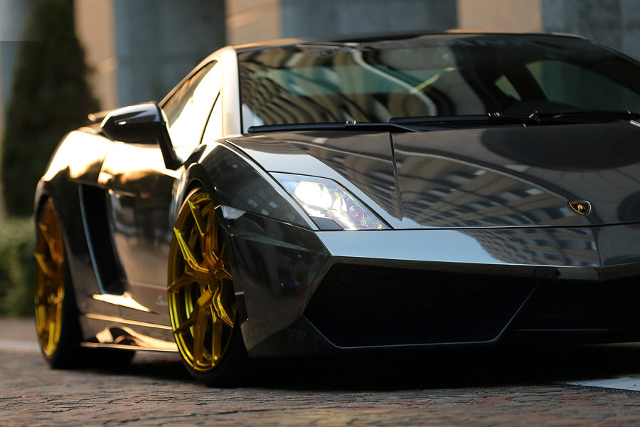 20" ROHANA RFX5 GOLD FORGED CONCAVE WHEELS RIMS FITS BENZ R230 SL550 SL63