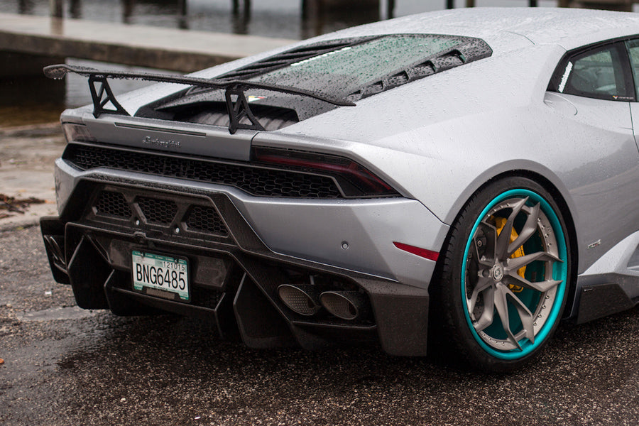 Vorsteiner Aero Wing Aluminum Carbon Fiber Lamborghini Huracan Novara Edizione