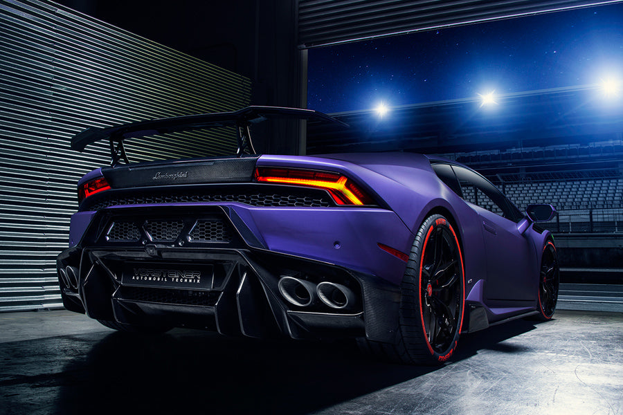 Vorsteiner Novara Carbon Fiber Rear Bumper with Diffuser for Lamborghini Huracan