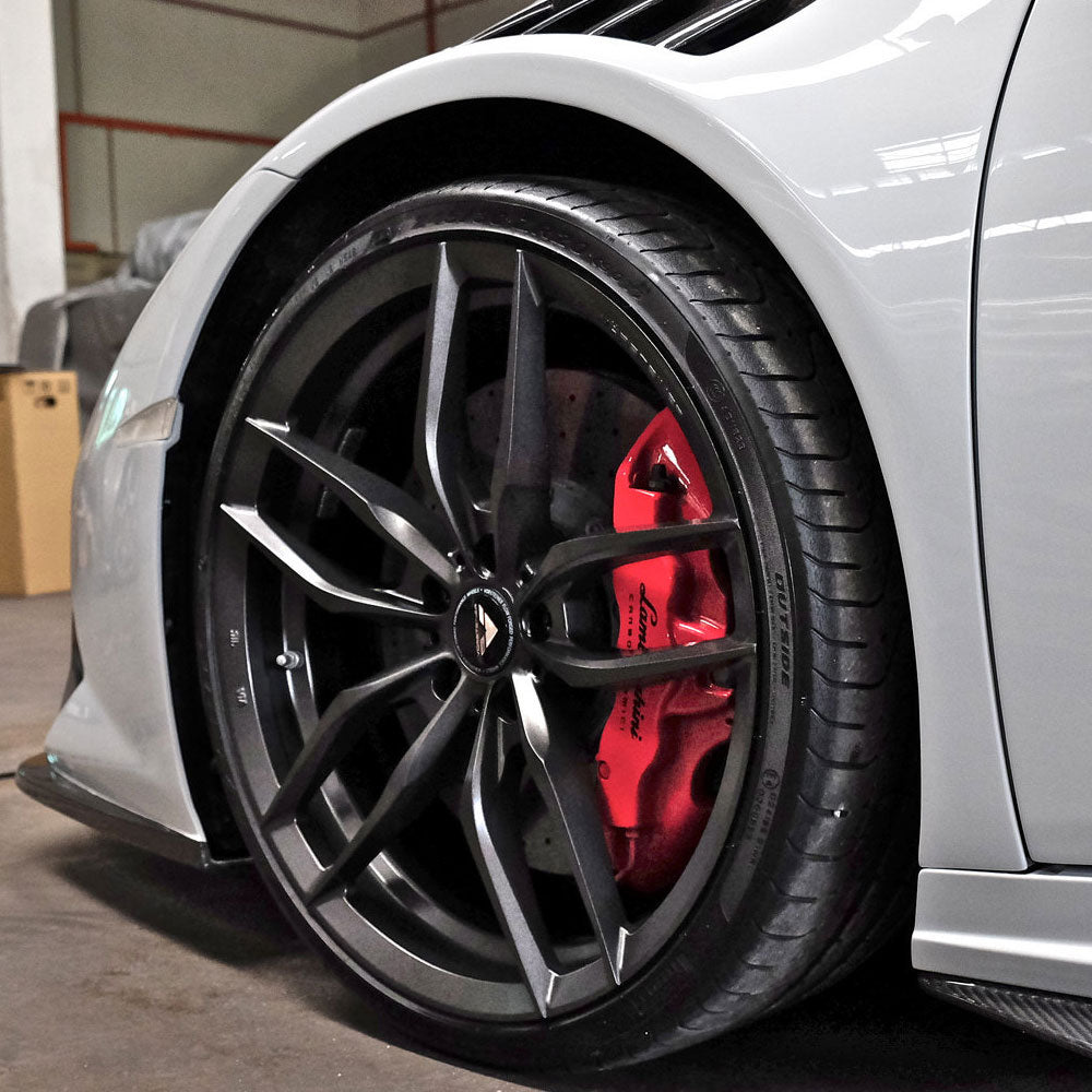 20" Vorsteiner V-FF 105 Forged Concave Carbon Graphite Wheels Rims Fits Gallardo