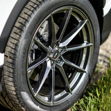 20" SAVINI SV-F4 GRAPHITE CONCAVE WHEELS RIMS FITS DODGE CHALLENGER RT SE