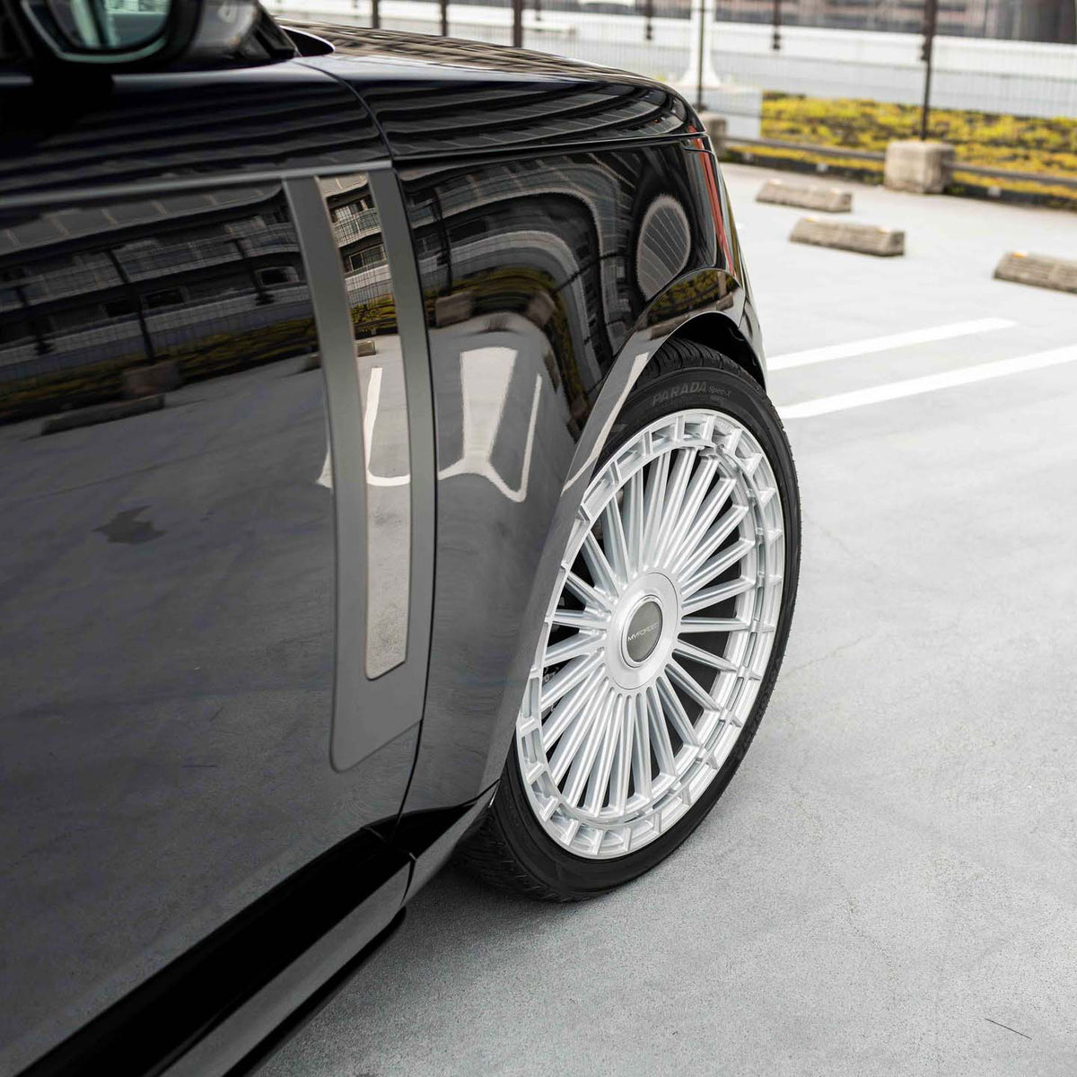 24" MV Forged MVF40 24x10 Silver Concave Forged Wheels Rims Fits Range Rover