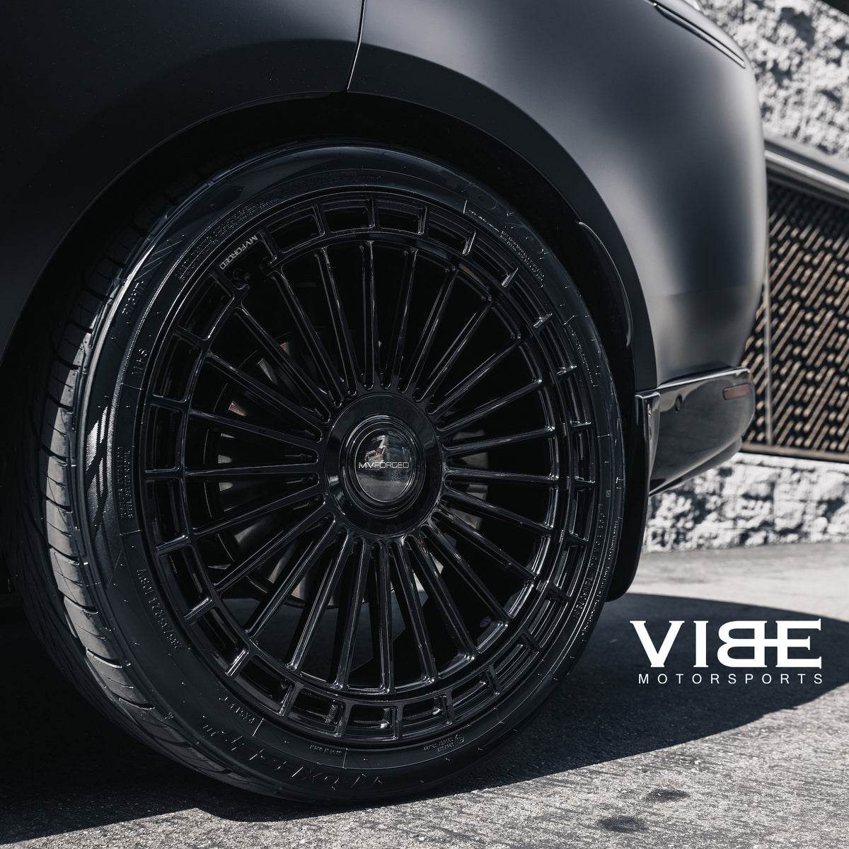 22" MV Forged MVF40 Black 22X10.5 Concave Wheels Rims Fits Audi C8 RS7 Sportback