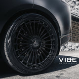22" MV Forged MVF40 Black 22X10 Concave Wheels Rims Fits Audi Q7 SQ7